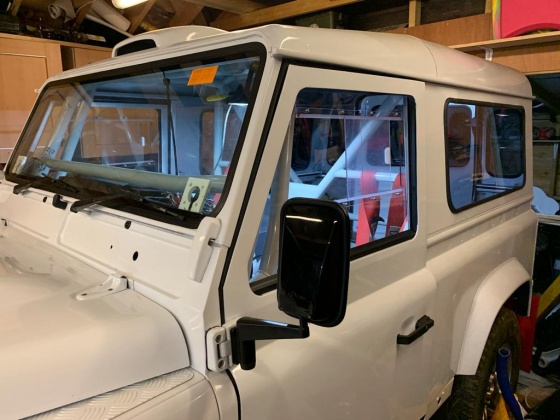 Land Rover Defender 90 - Polycarbonate Front Door Windows (pair)